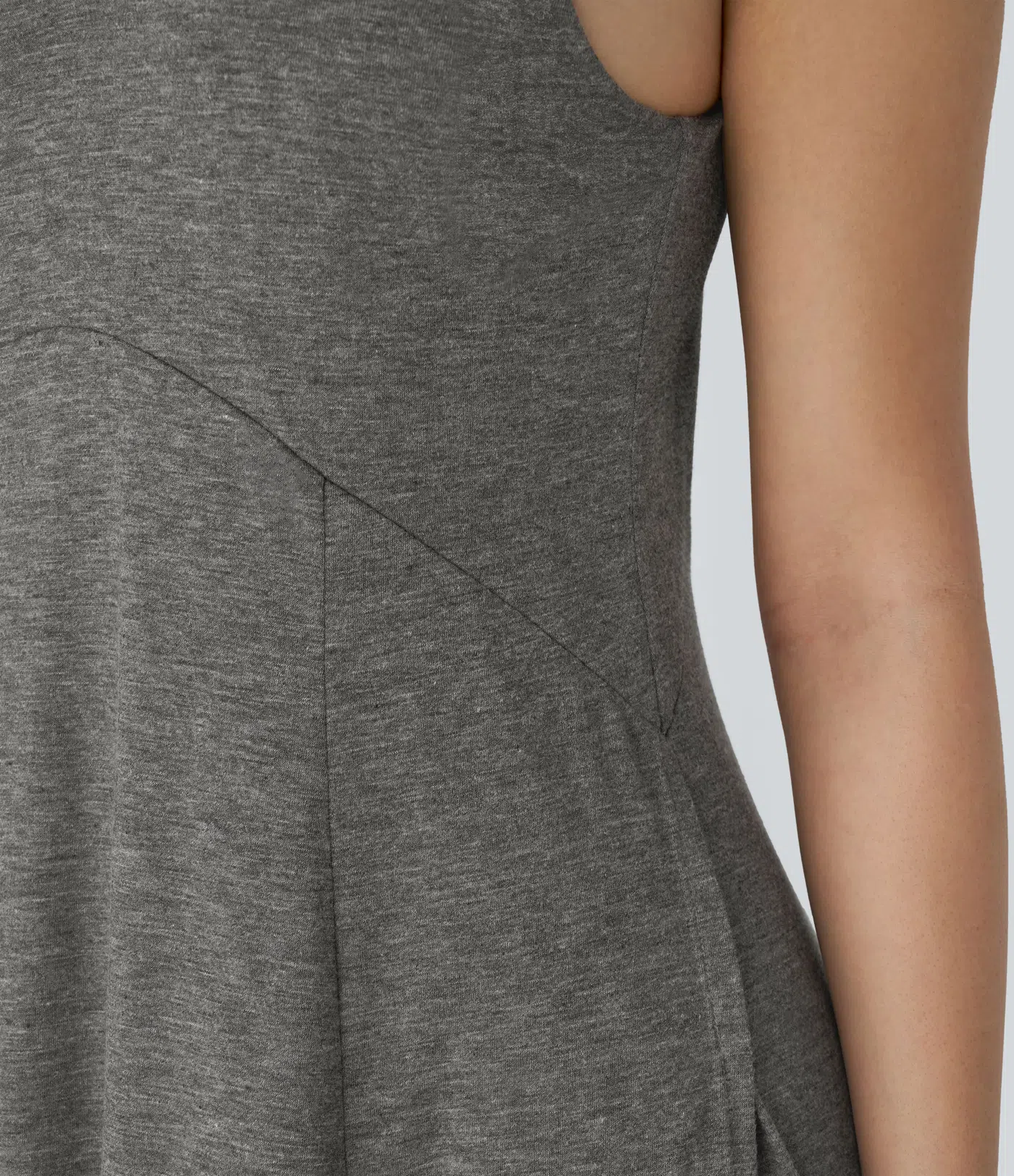 U-Neck Elegant Long Casual Sling Dress