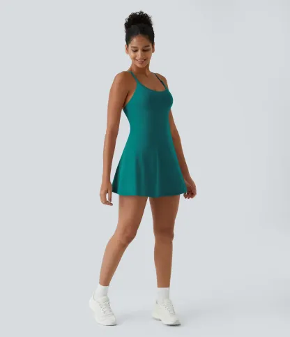 Open Back Plush Sports Dress-easy To Wear And Take Off Version