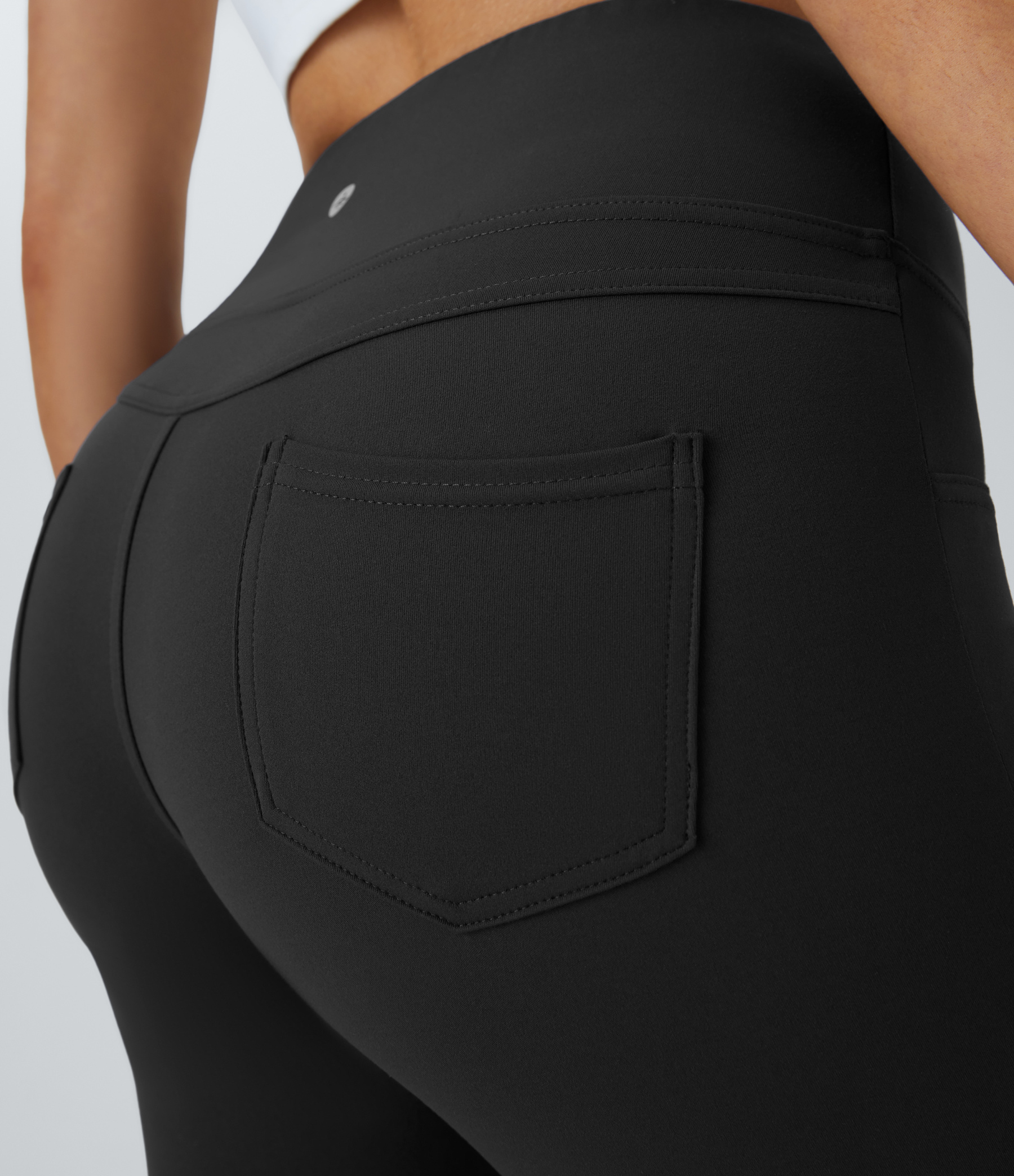 High Waisted Pocket Flare Yoga Leggings