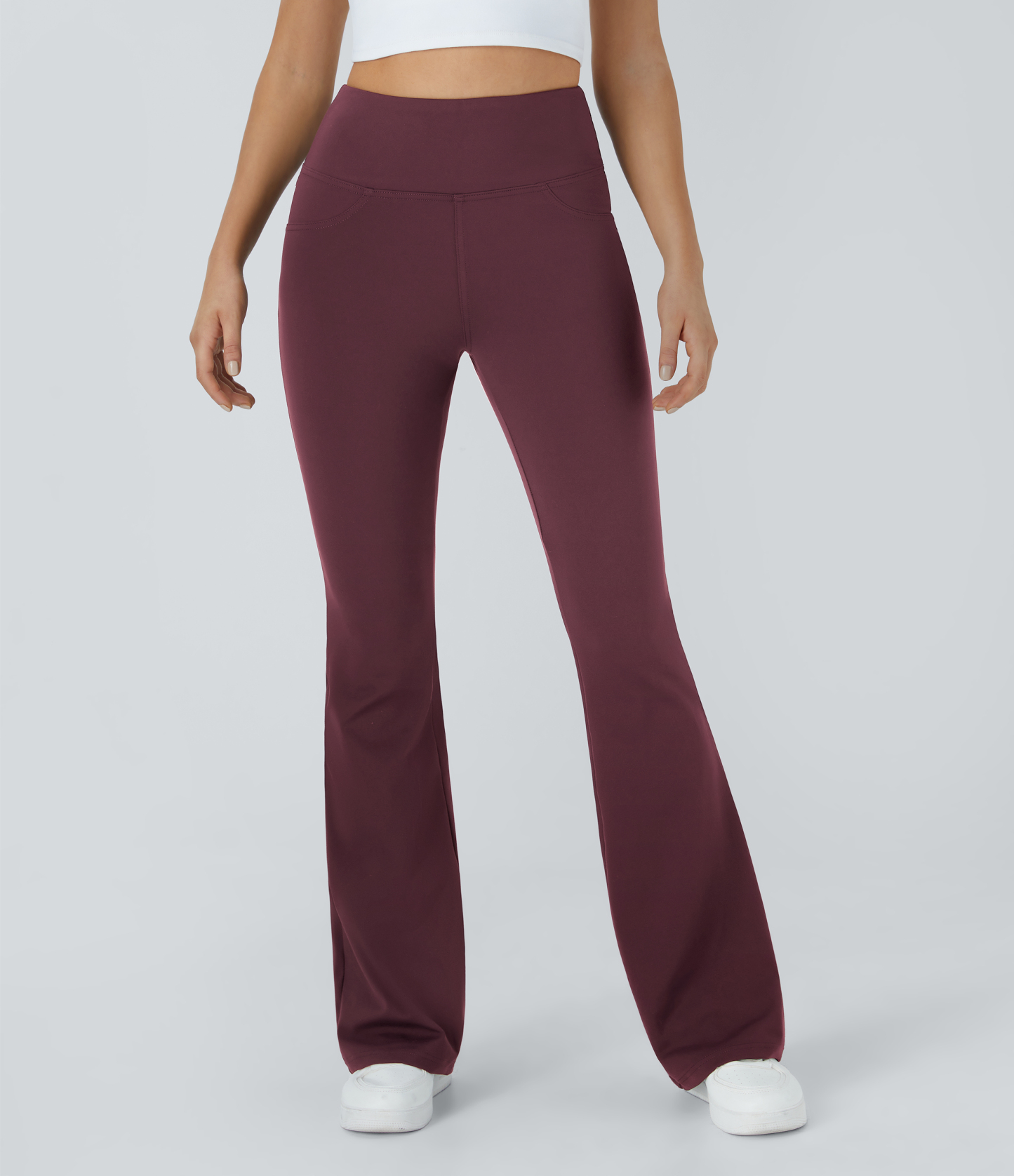 High Waisted Pocket Flare Yoga Leggings