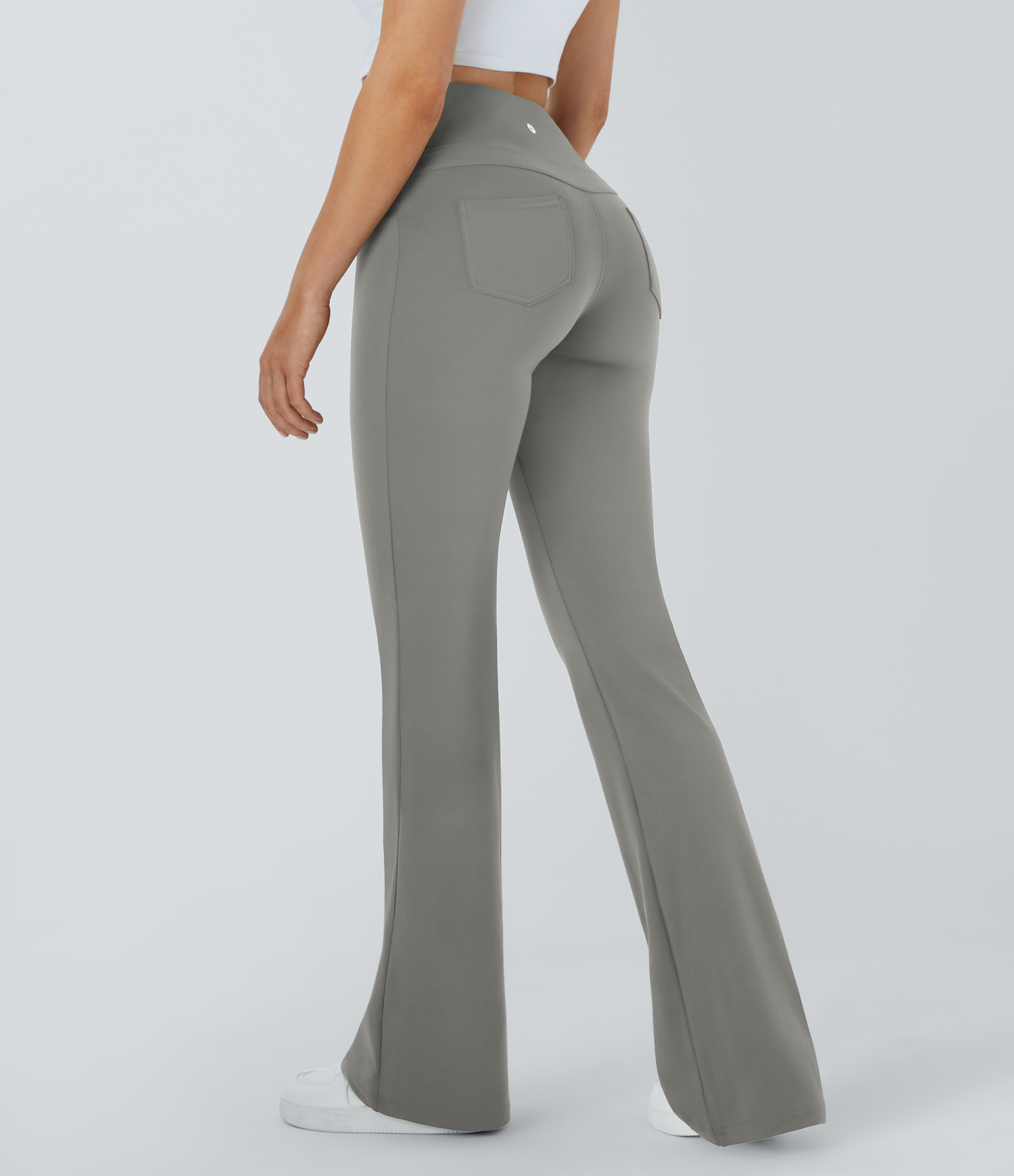 High Waisted Pocket Flare Yoga Leggings