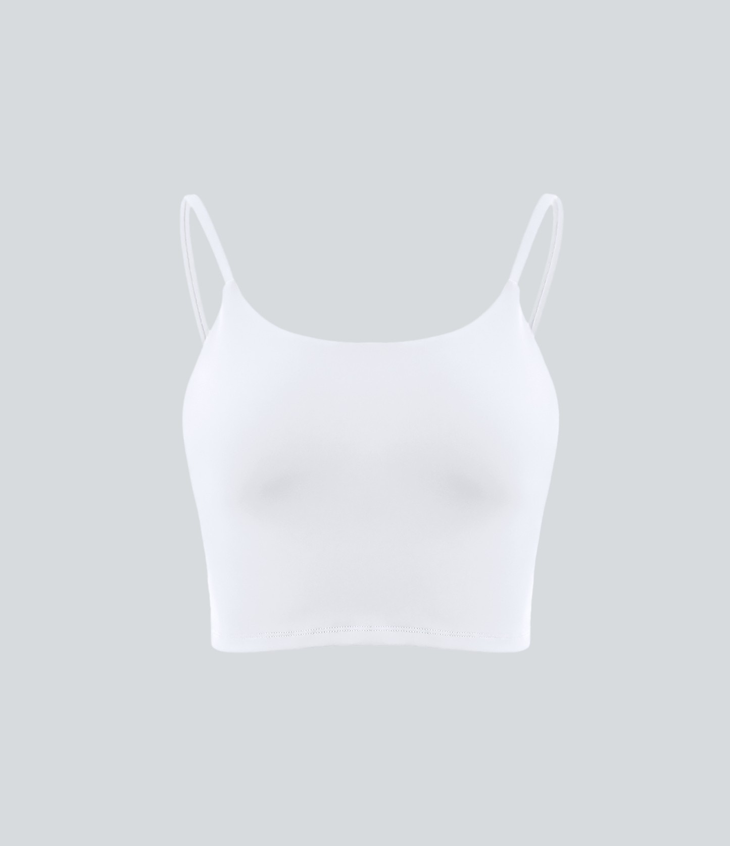 Basic Padded Workout Cropped Low Support Tank Top A-C Cups