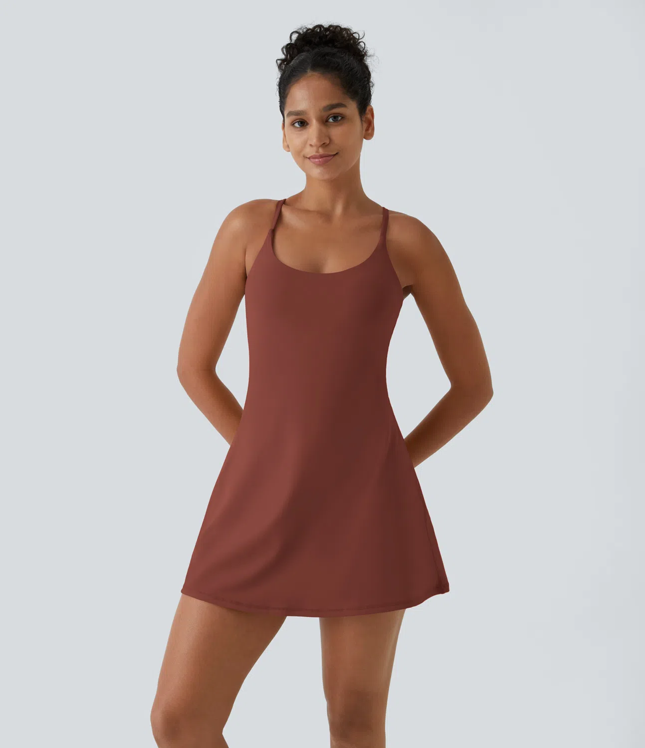 Open Back Plush Sports Dress-easy To Wear And Take Off Version
