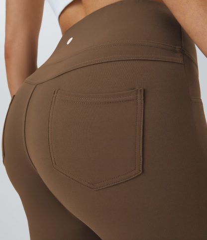 High Waisted Pocket Flare Yoga Leggings