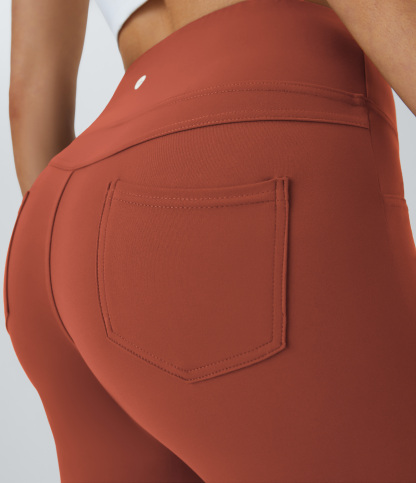 High Waisted Pocket Flare Yoga Leggings