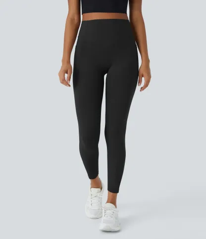 High Waisted Scrunch Butt Lifting Tummy Control Pocket Shaping Training Leggings