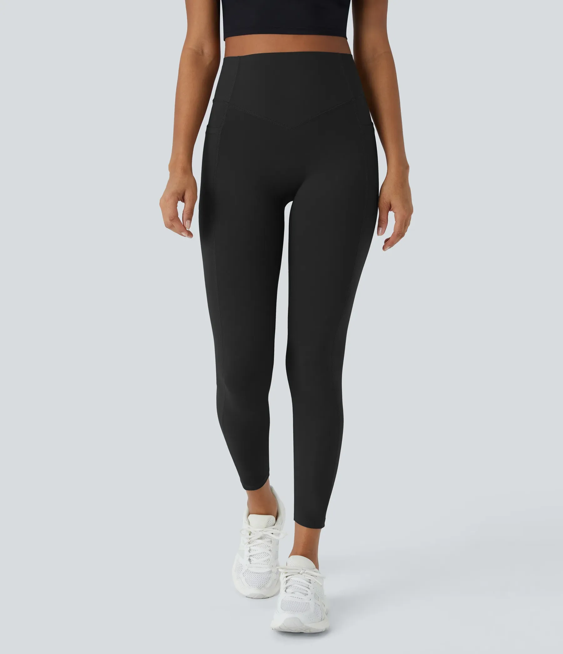 High Waisted Scrunch Butt Lifting Tummy Control Pocket Shaping Training Leggings