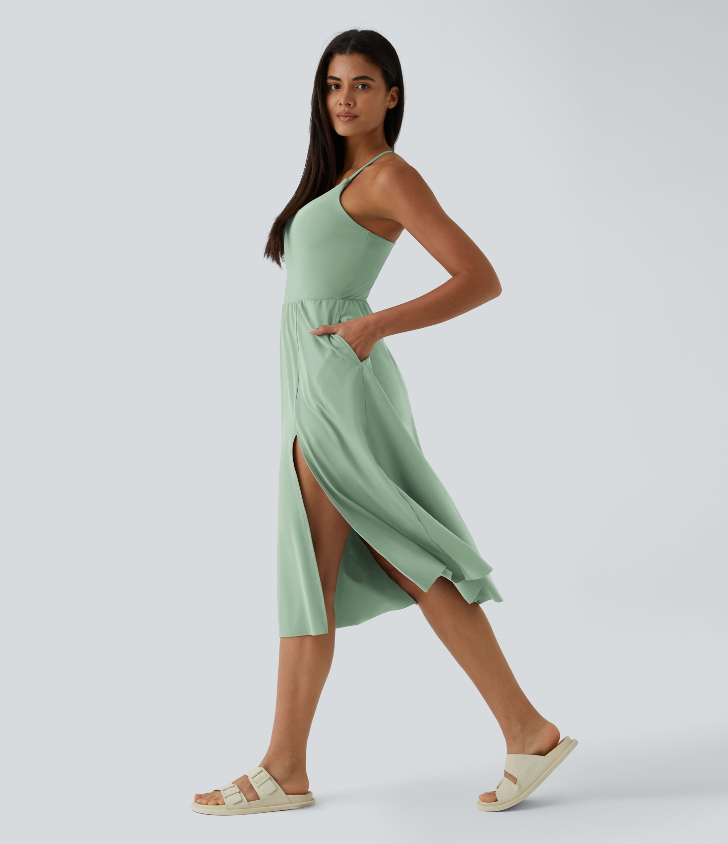 Everyday Midi Chill Dress-La Land