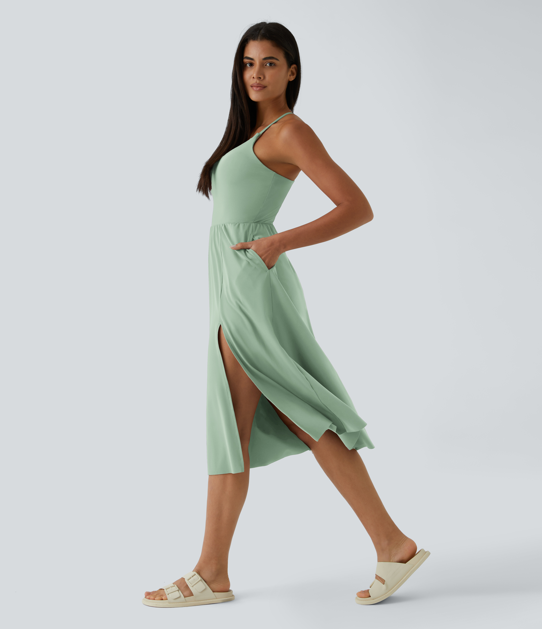 Everyday Midi Chill Dress-La Land