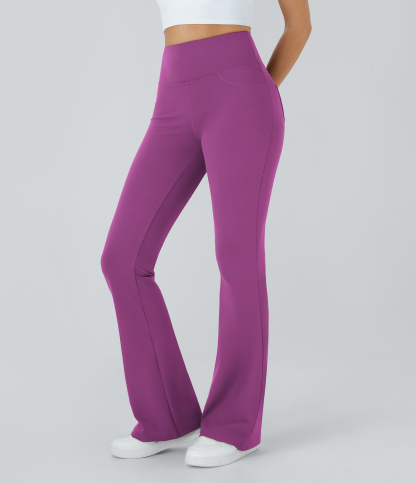 High Waisted Pocket Flare Yoga Leggings