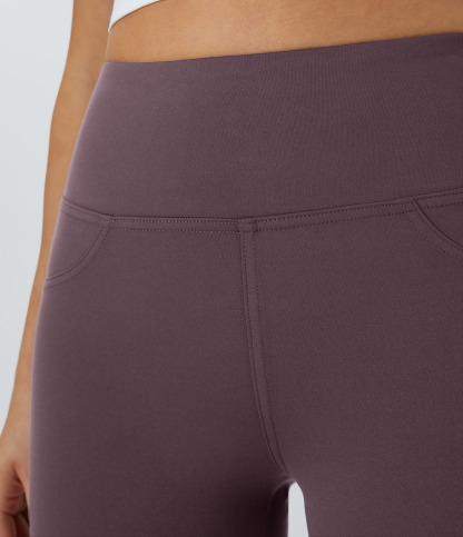 High Waisted Pocket Flare Yoga Leggings