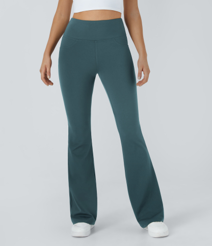 High Waisted Pocket Flare Yoga Leggings