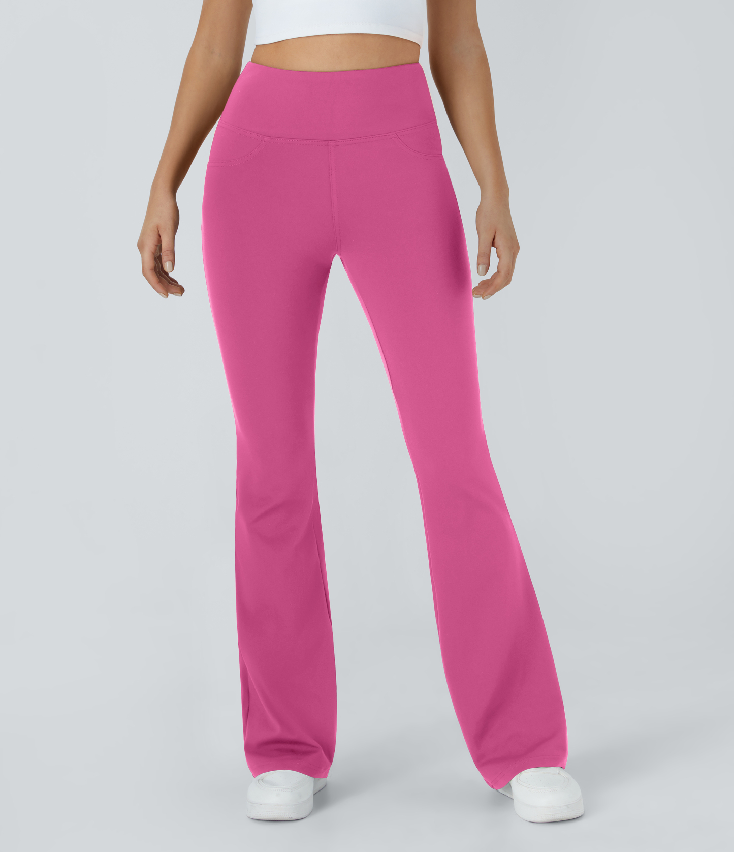 High Waisted Pocket Flare Yoga Leggings