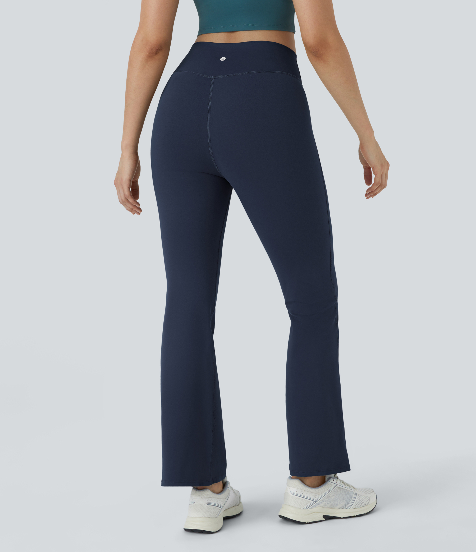 DayStretch High Waisted Crossover Flare Yoga Leggings