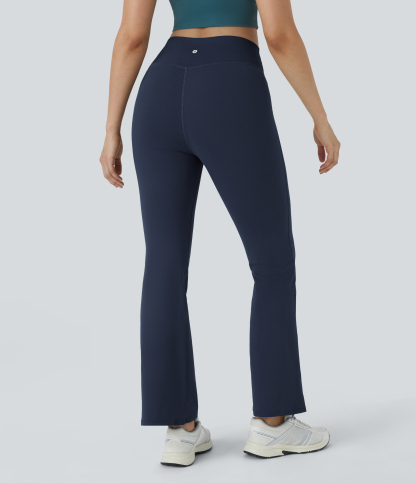 DayStretch High Waisted Crossover Flare Yoga Leggings
