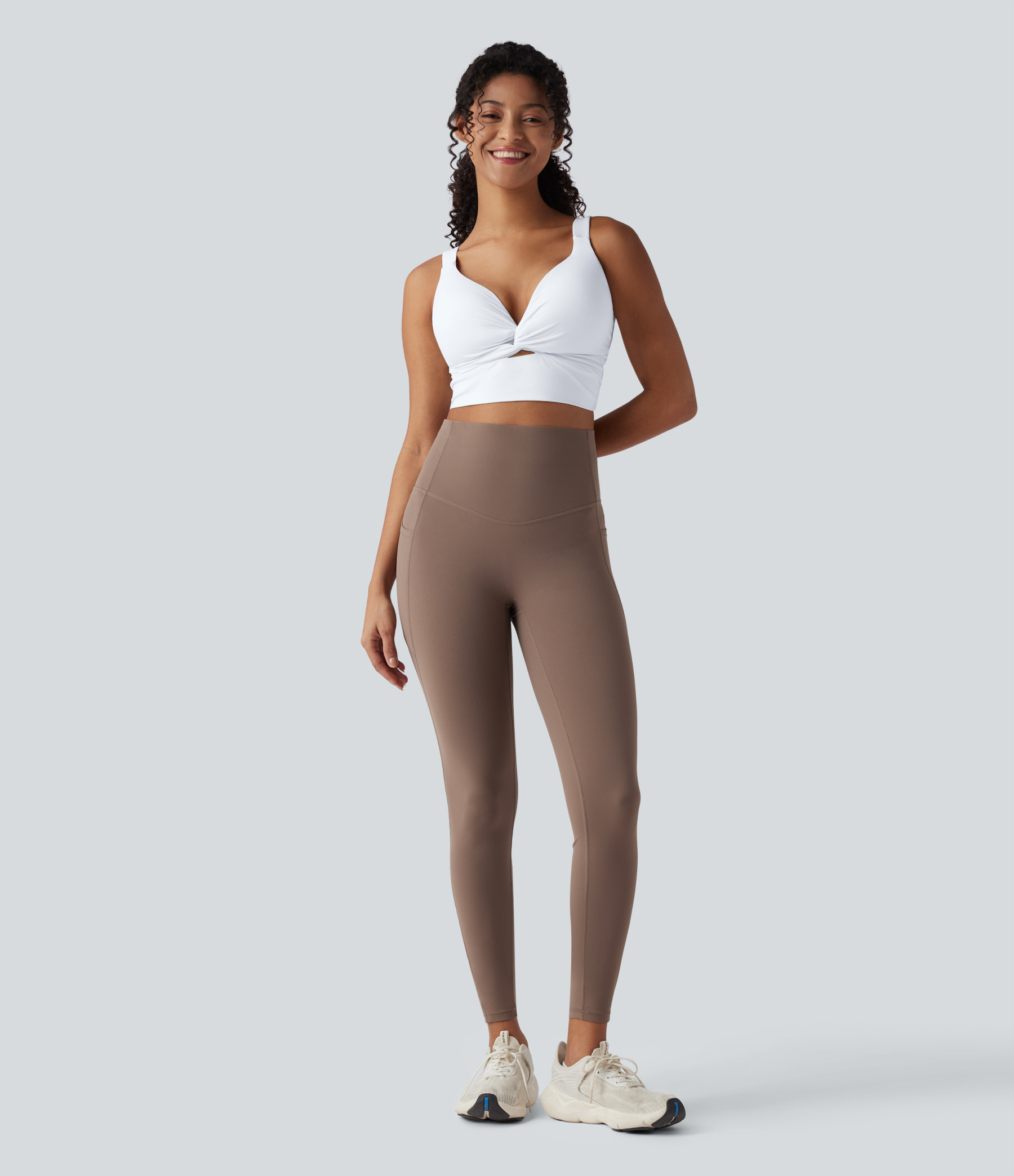 Low Support Push-Up Yoga Sports Bra D-F Cups