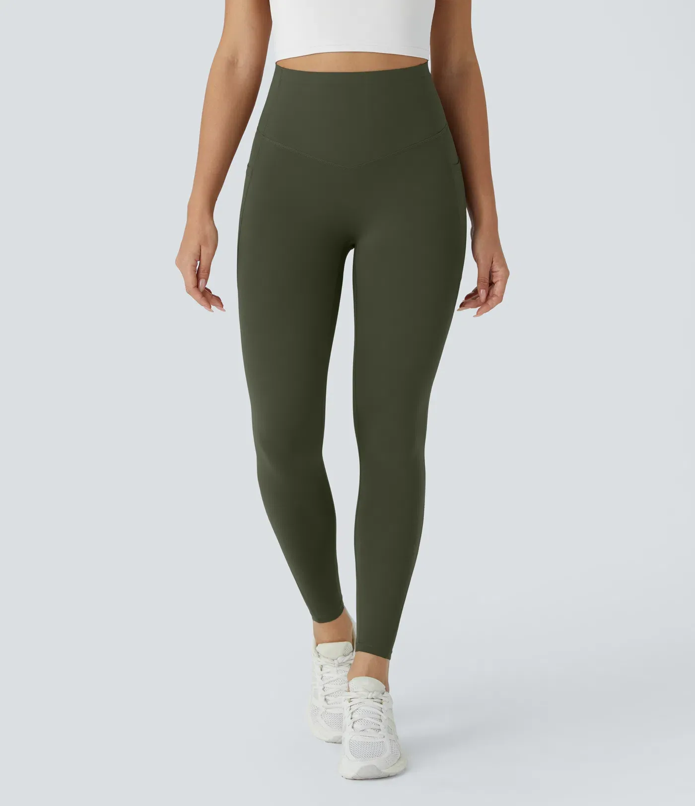 High Waisted Butt Lifting Tummy Control Pocket Shaping Workout Leggings