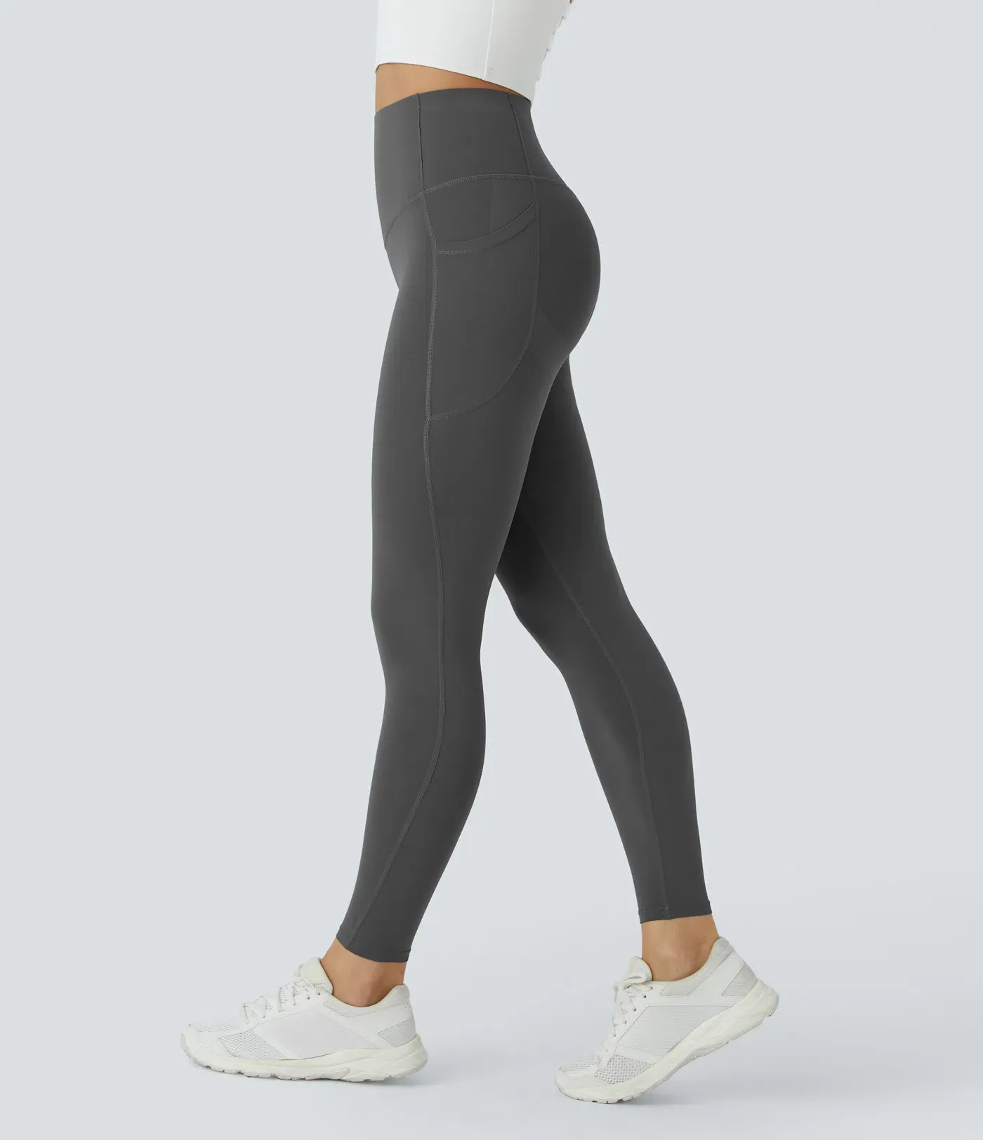 High Waisted Butt Lifting Tummy Control Pocket Shaping Workout Leggings