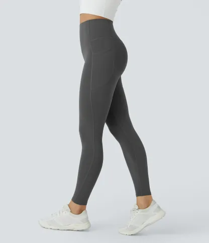 High Waisted Butt Lifting Tummy Control Pocket Shaping Workout Leggings