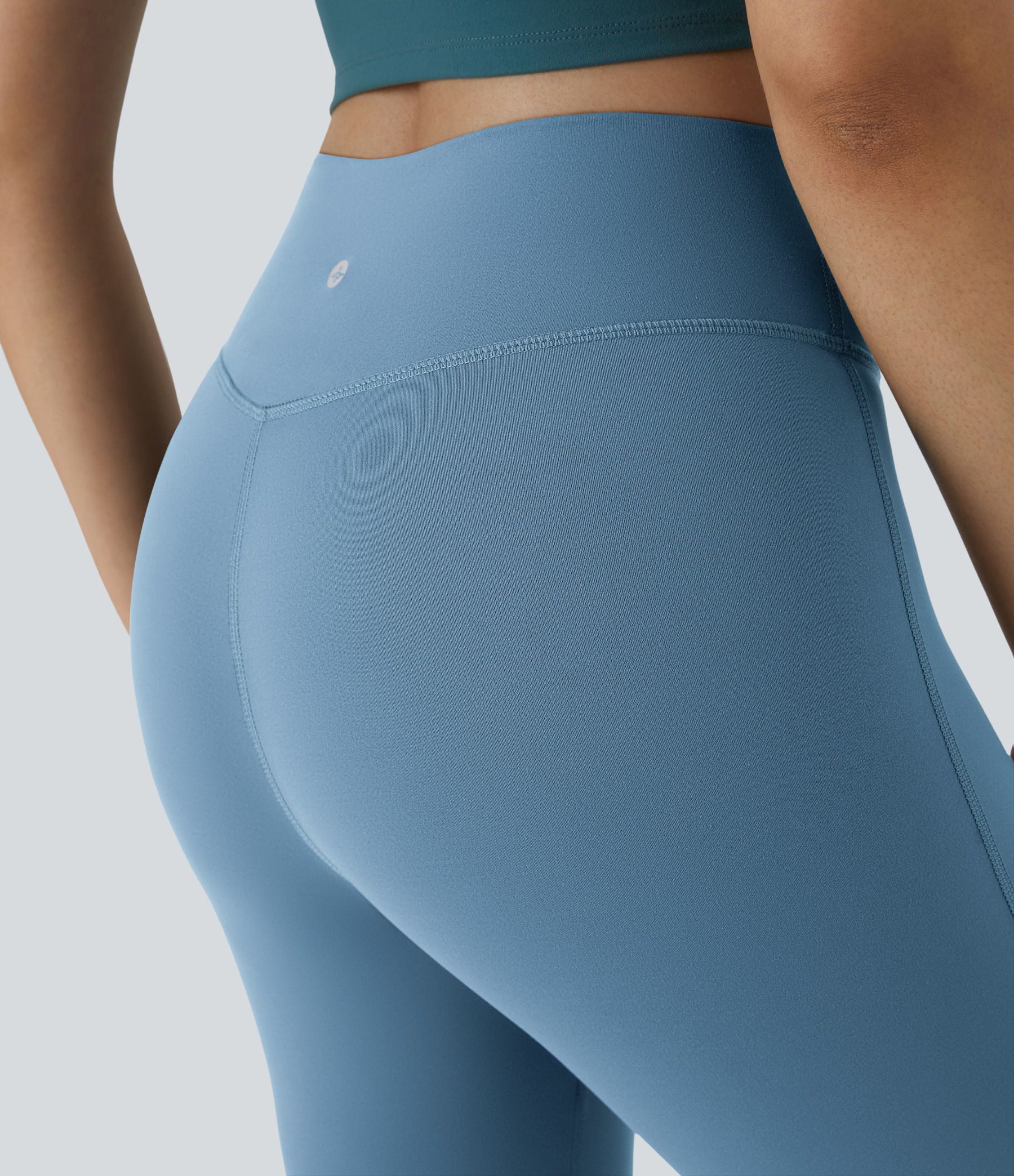 DayStretch High Waisted Crossover Flare Yoga Leggings