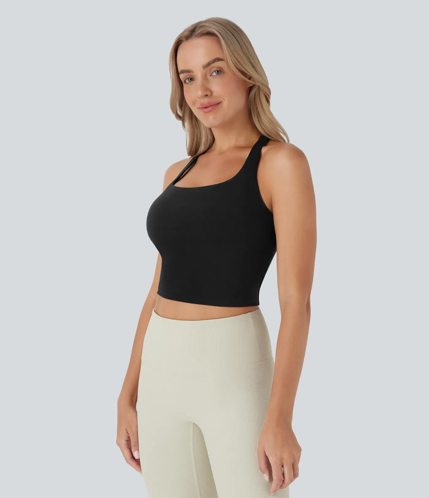 Navel Yoga Vest D-F Cup