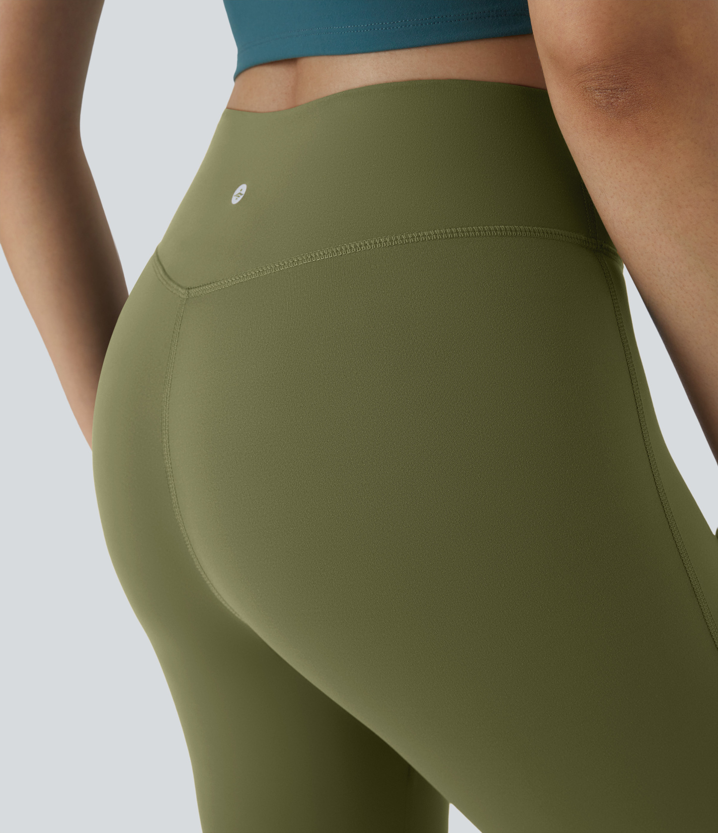 DayStretch High Waisted Crossover Flare Yoga Leggings