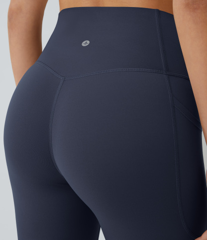 High Waisted Tummy Control Pocket Shaping Training Leggings