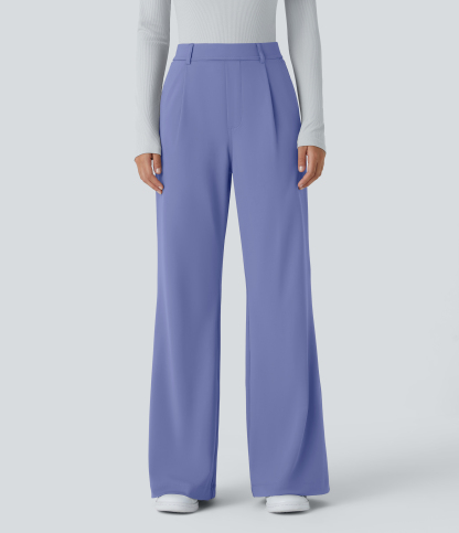 DayStretch High Waisted Pocket Work Flare Pants