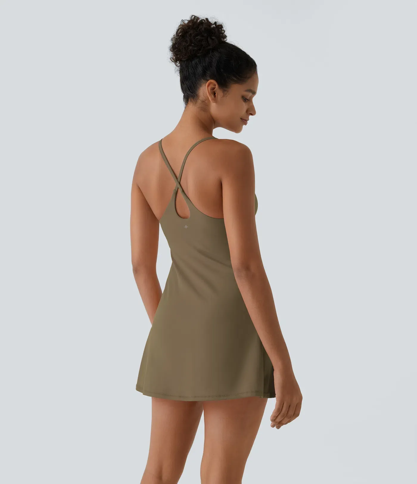 Open Back Plush Sports Dress-easy To Wear And Take Off Version