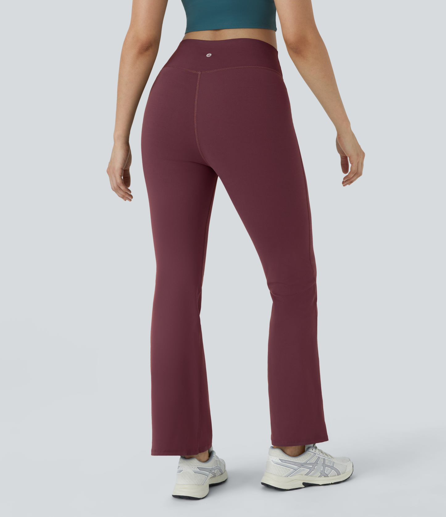DayStretch High Waisted Crossover Flare Yoga Leggings