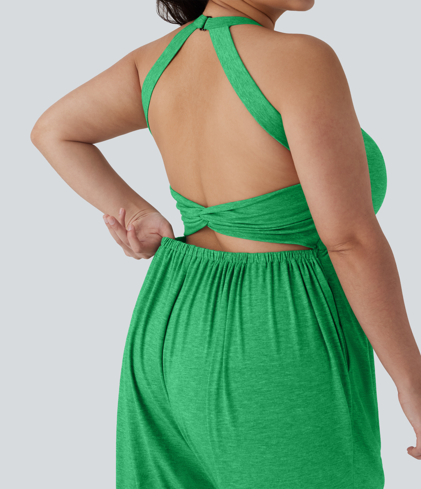 Harem Casual Plus Size Jumpsuit with Pocket-Easy Peezy Edition
