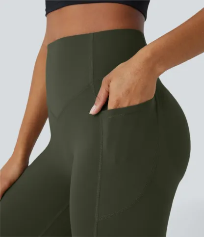 High Waisted Scrunch Butt Lifting Tummy Control Pocket Shaping Training Leggings