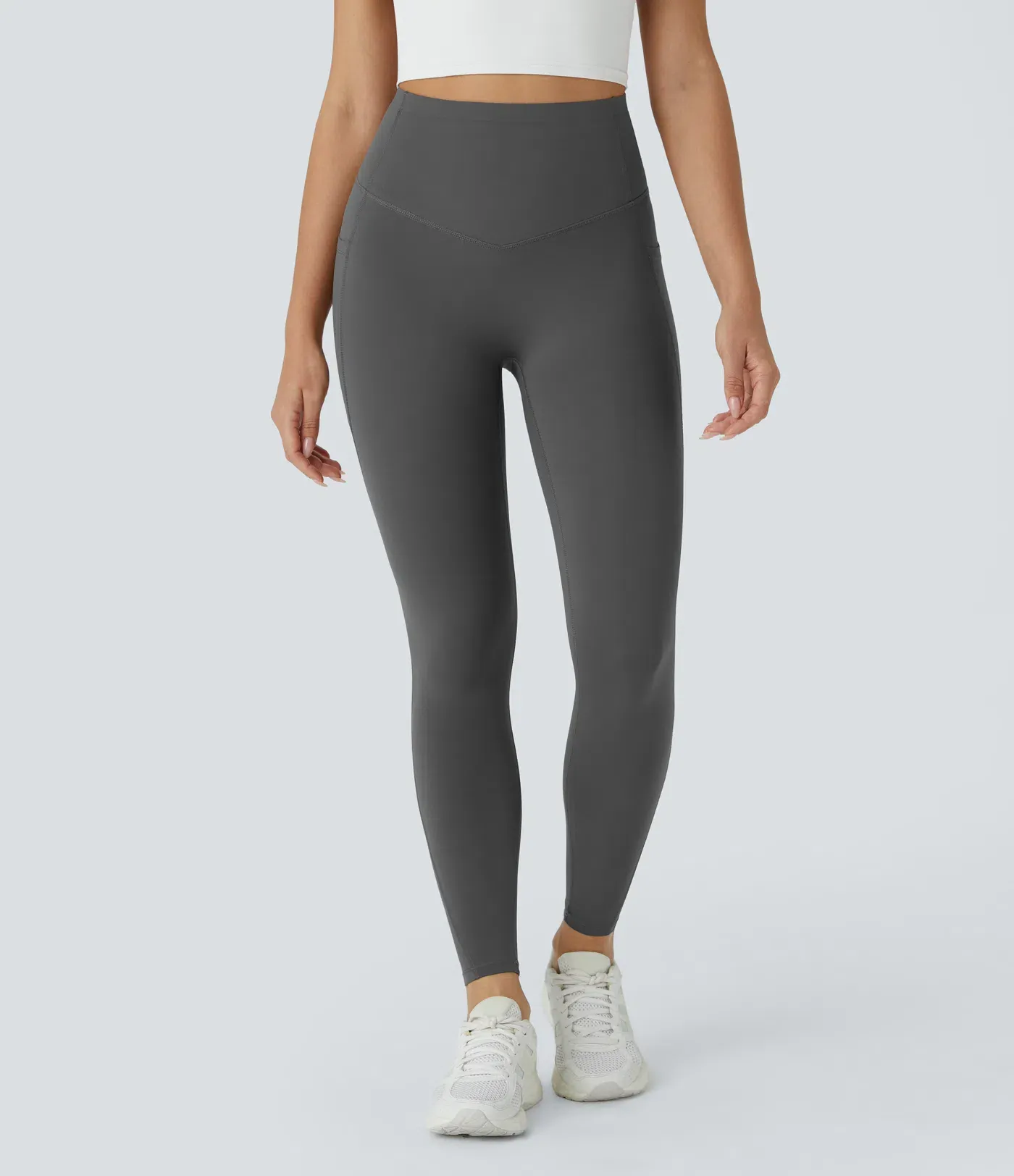 High Waisted Butt Lifting Tummy Control Pocket Shaping Workout Leggings