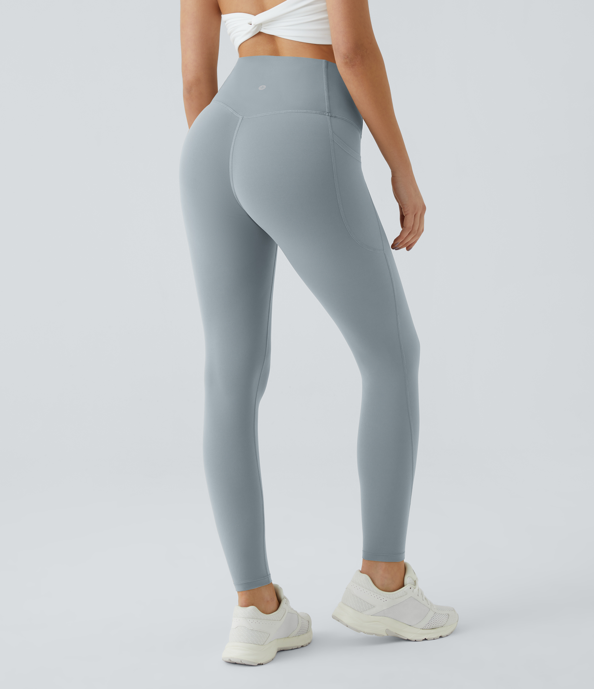 High Waisted Tummy Control Pocket Shaping Training Leggings