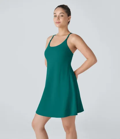 Backless Extended Plush Sports Dress-easy To Wear And Take Off Version