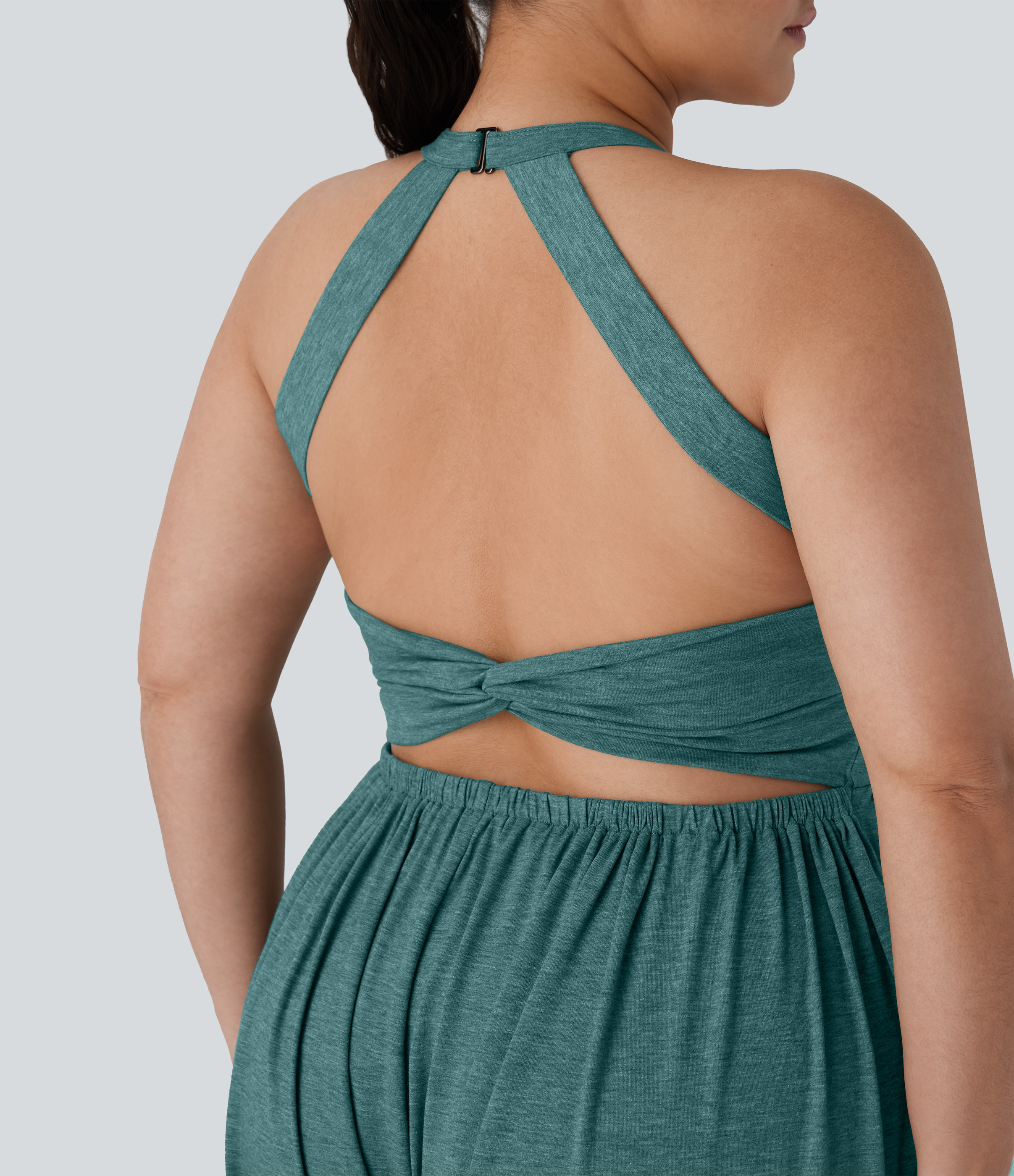 Harem Casual Plus Size Jumpsuit with Pocket-Easy Peezy Edition