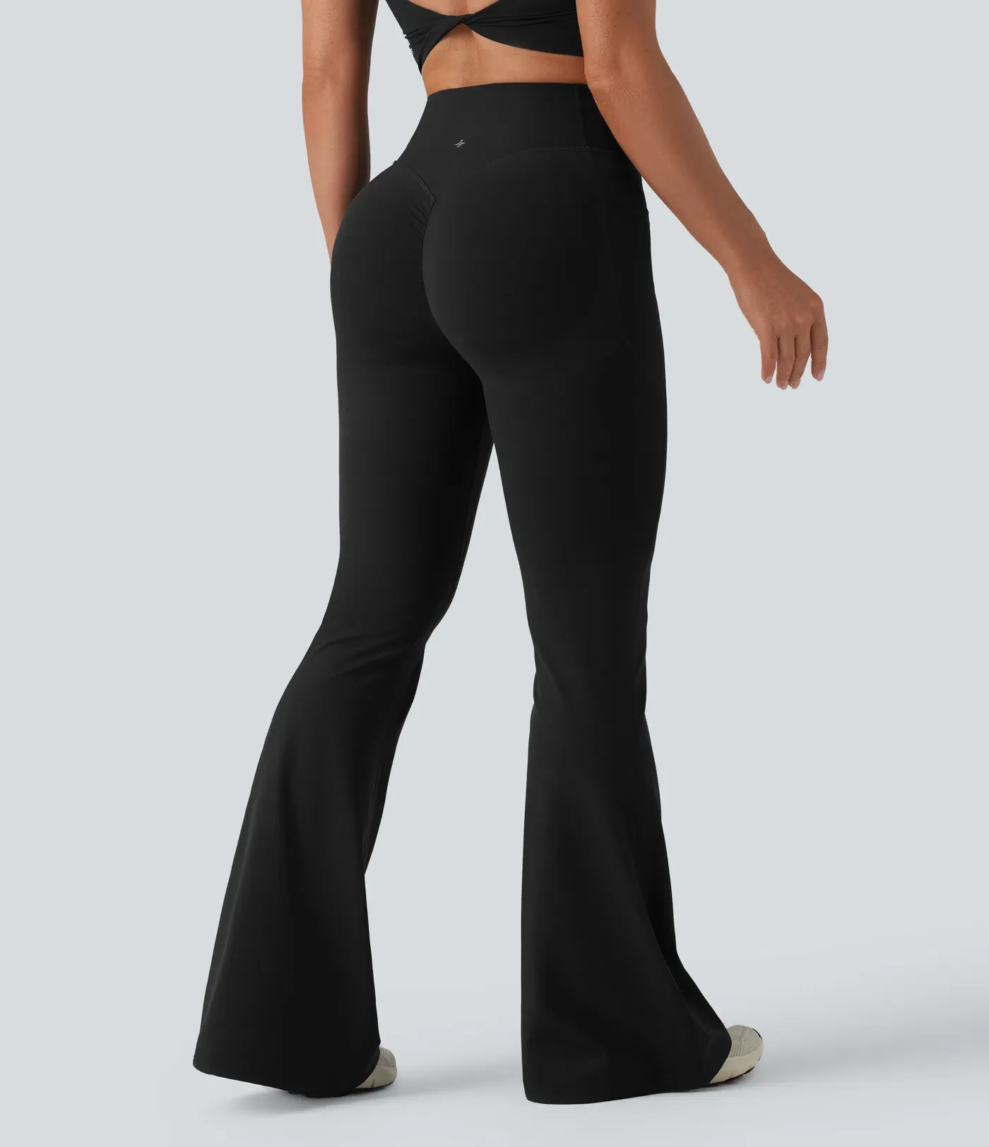 UltraSculpt™ High Waisted Scrunch Butt Lifting Tummy Control Shaping Yoga Flare Leggings with Pockets