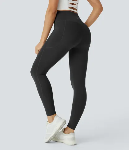 High Waisted Butt Lifting Tummy Control Pocket Shaping Workout Leggings