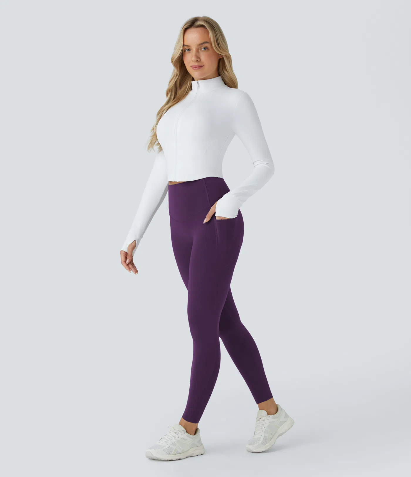 High Waisted Butt Lifting Tummy Control Pocket Shaping Workout Leggings