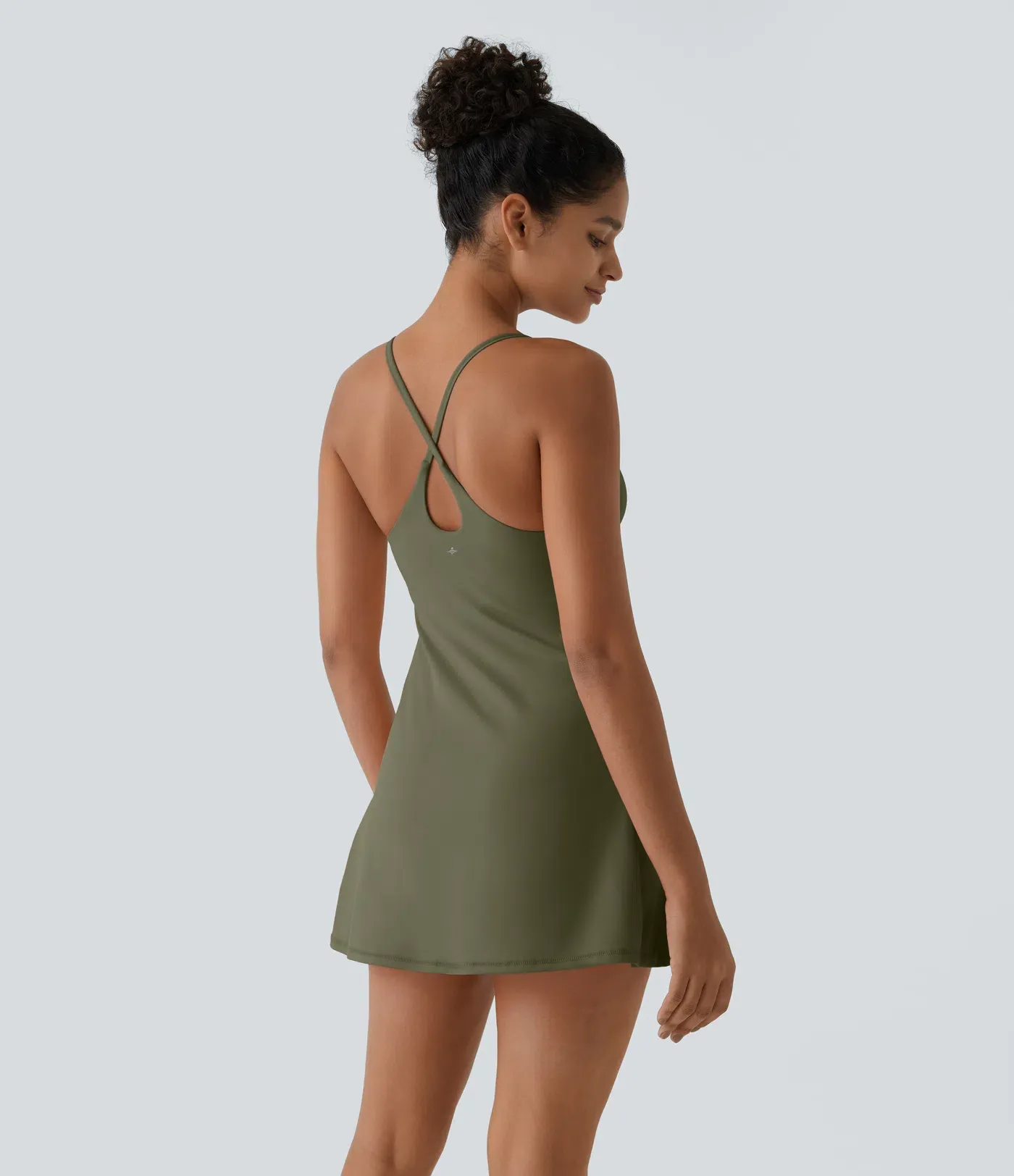 Open Back Plush Sports Dress-easy To Wear And Take Off Version