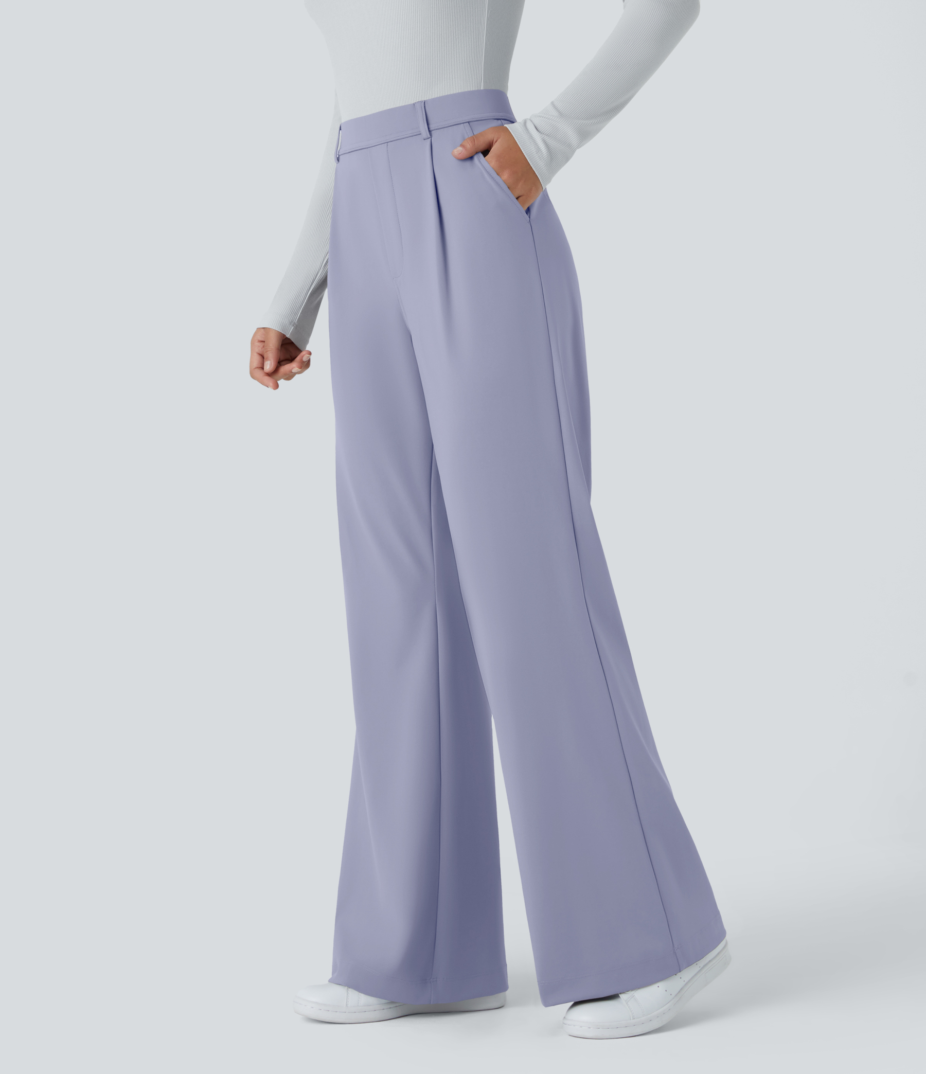 DayStretch High Waisted Pocket Work Flare Pants