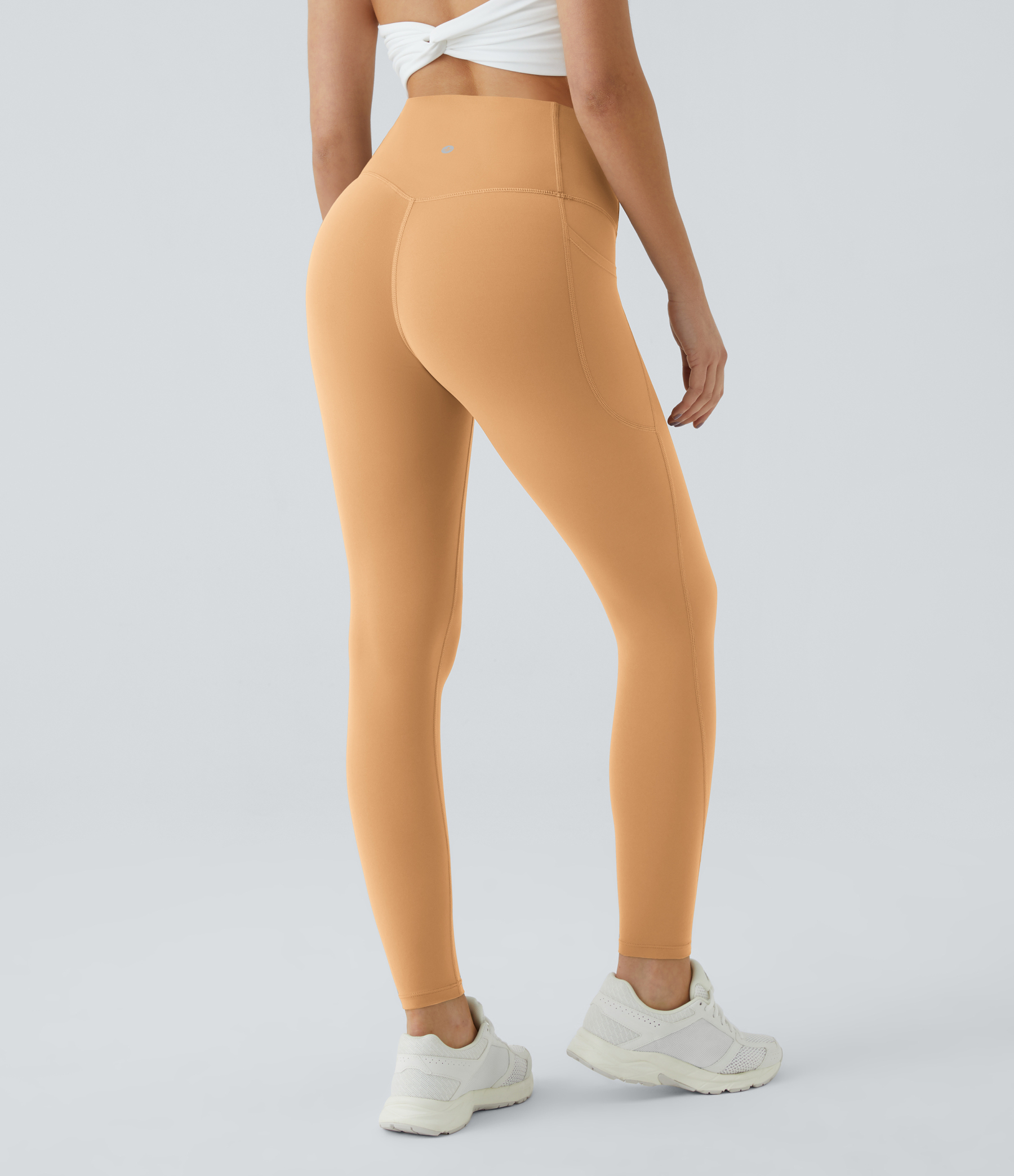 High Waisted Tummy Control Pocket Shaping Training Leggings