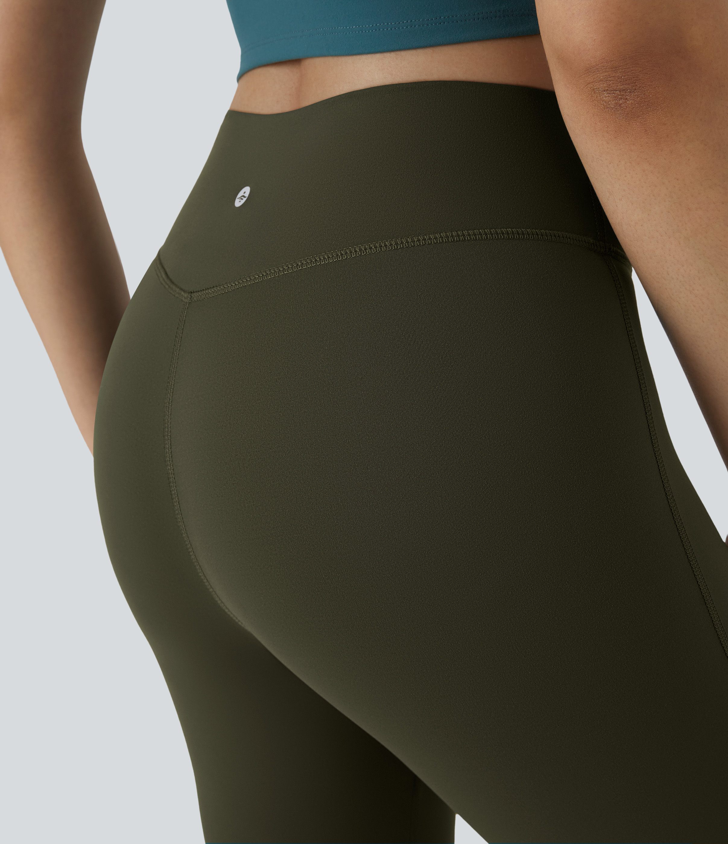 DayStretch High Waisted Crossover Flare Yoga Leggings
