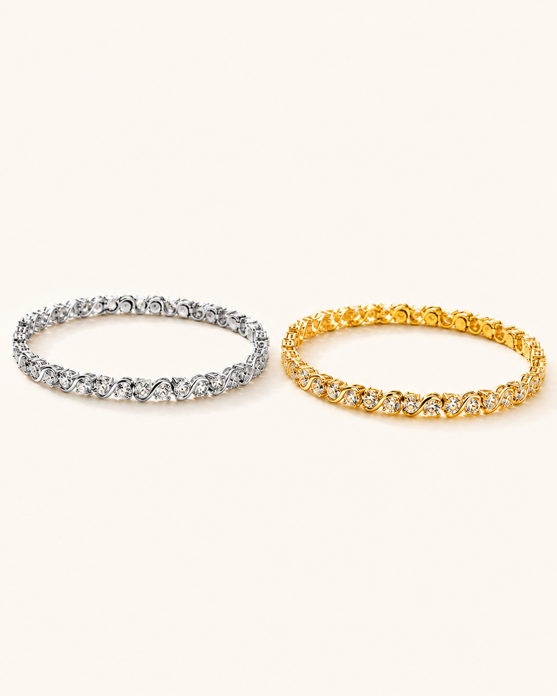Luxe Sparkle Cubic Zirconia Tennis Bracelet