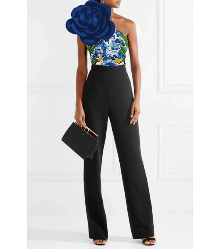 3D Flower Printed One Piece Swimsuit and Sarong Flaxmaker