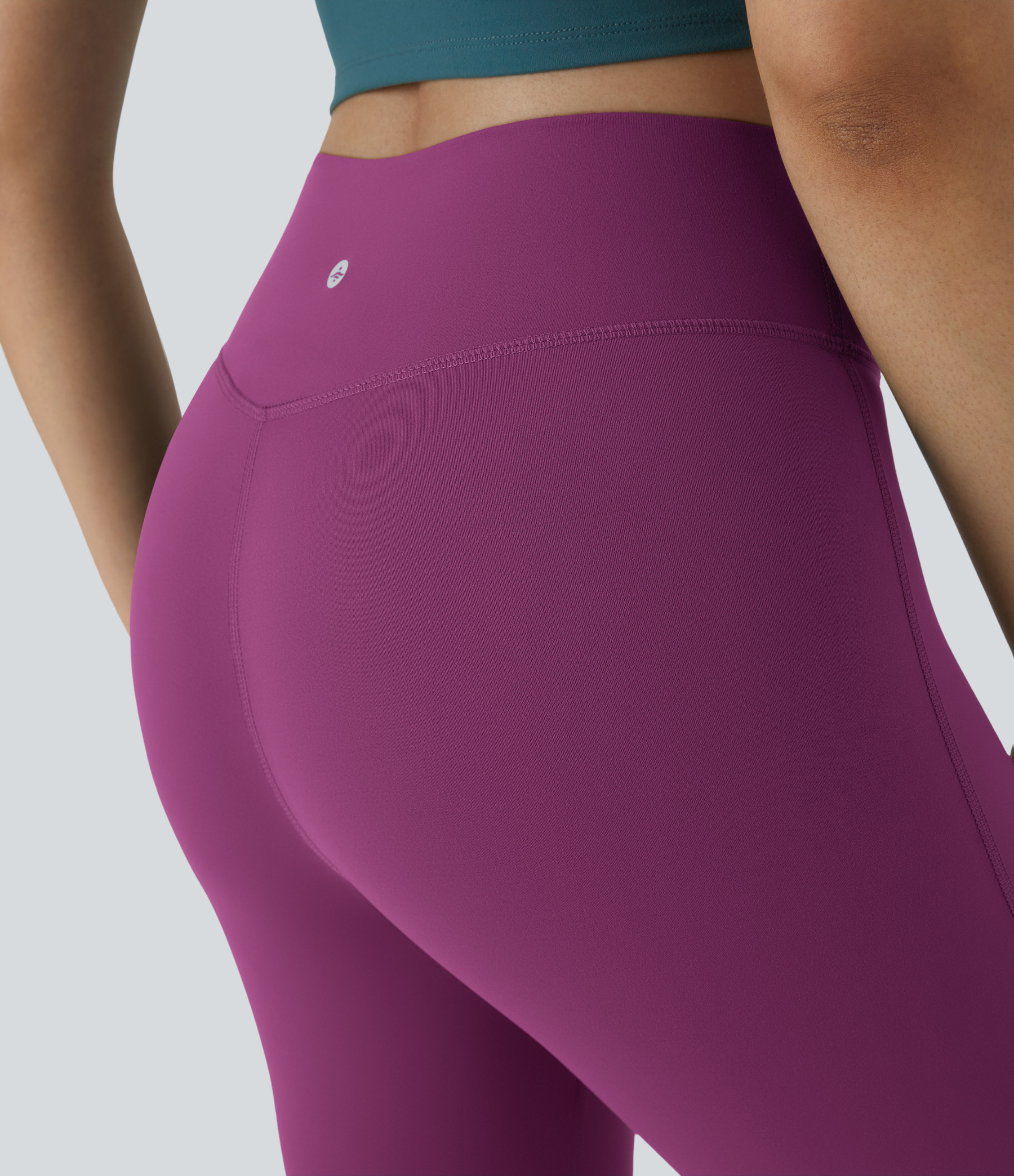 DayStretch High Waisted Crossover Flare Yoga Leggings