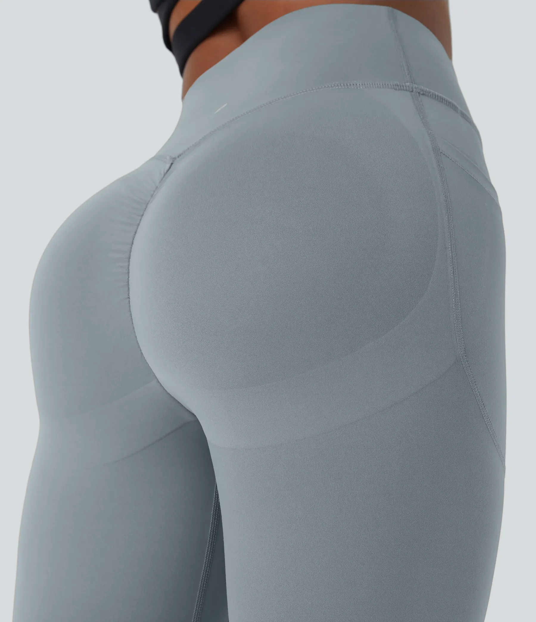 High Waisted Scrunch Butt Lifting Tummy Control Pocket Shaping Training Leggings