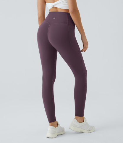 High Waisted Tummy Control Pocket Shaping Training Leggings