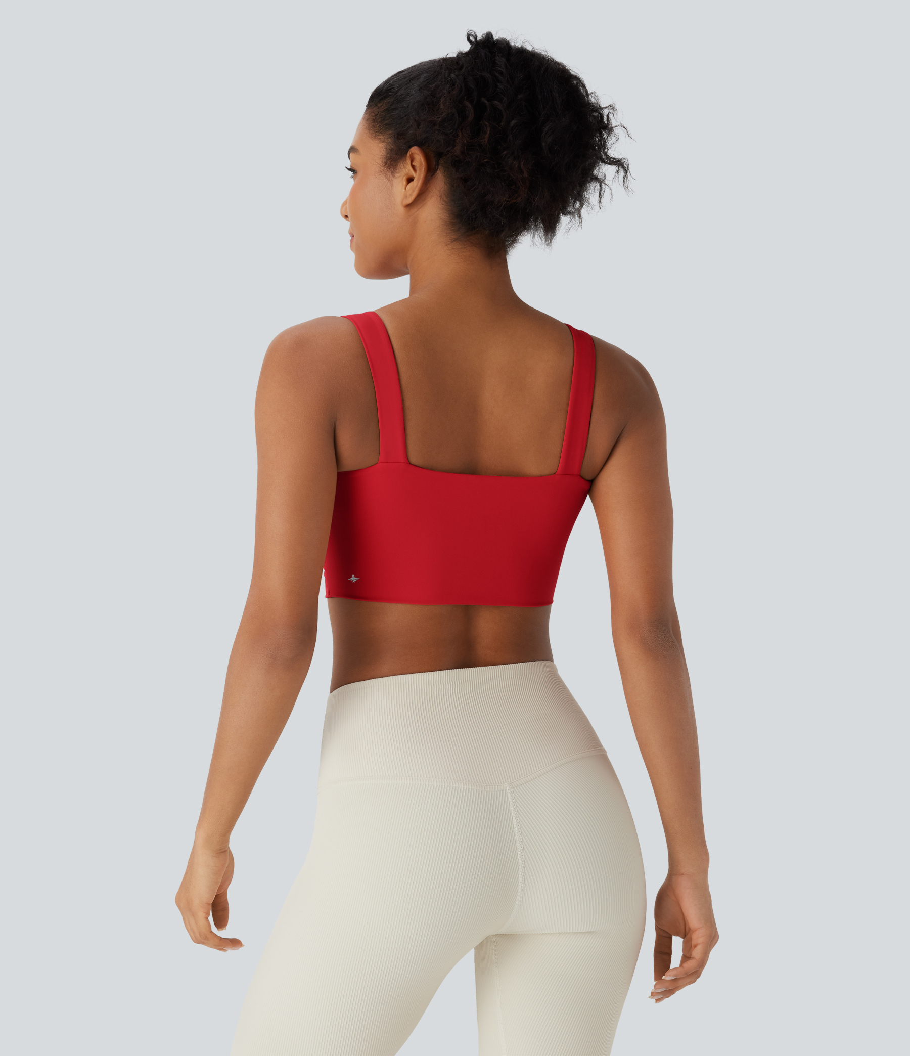 SoftlyZero™ Airy Low Support Cut Out Cool Touch Yoga Sports Bra D-F Cups-UPF50+