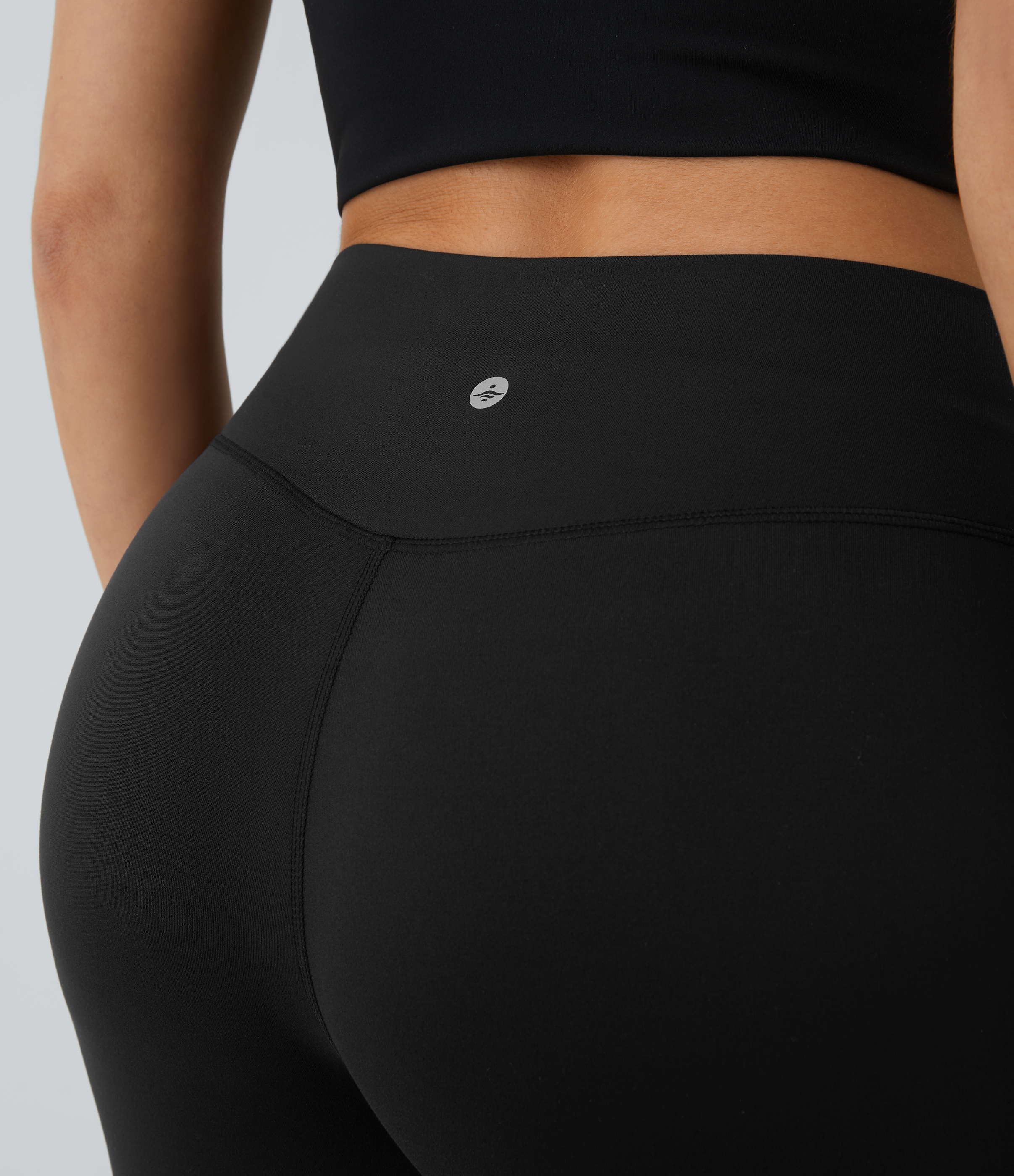 DayStretch High Waisted Crossover Flare Yoga Leggings